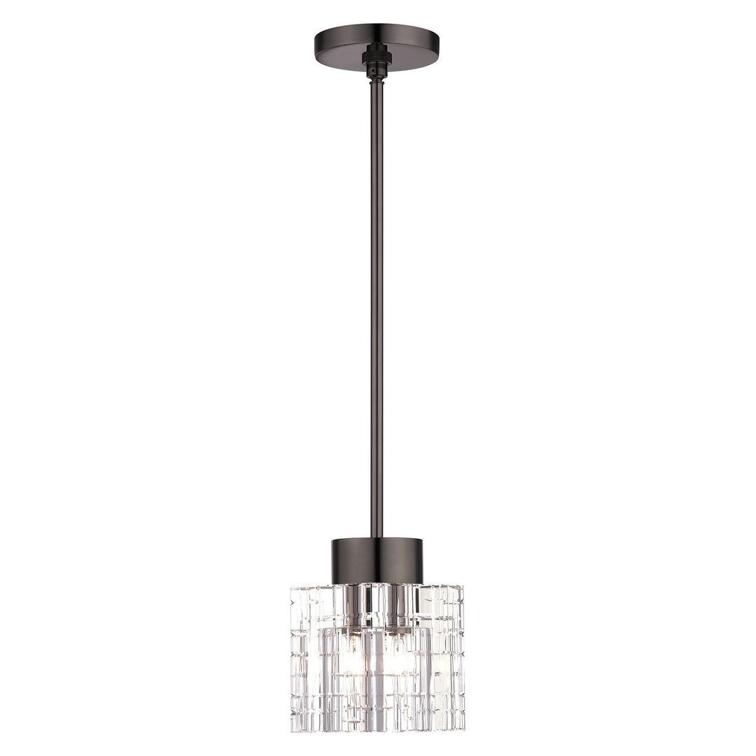 Livex Rotterdam 46181-46 Pendant Light - Black Chrome