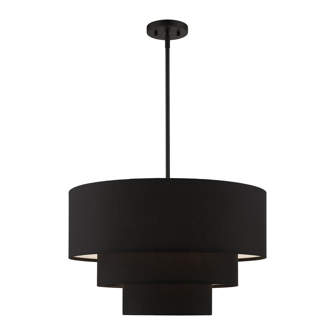 Livex Bainbridge 50274-04 Chandelier Light - Black