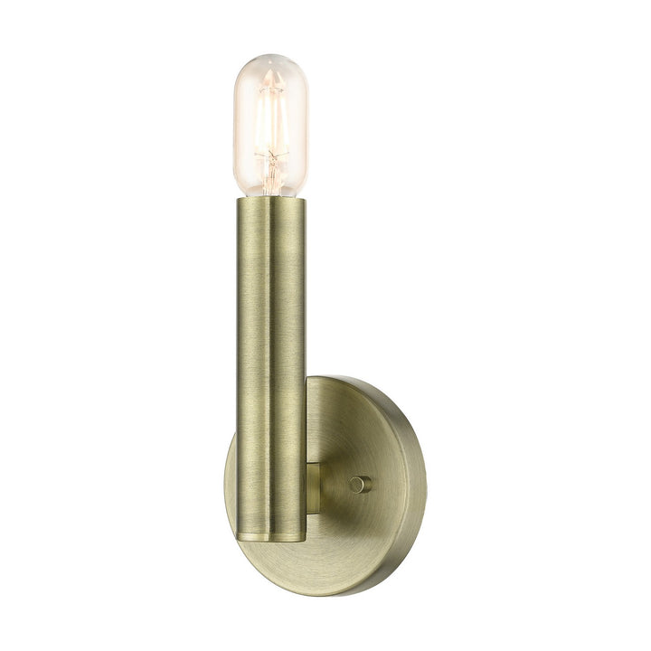 Livex Copenhagen 51131-01 Wall Sconce Light - Antique Brass