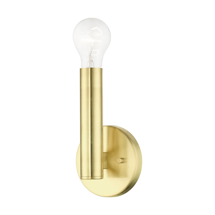 Livex Copenhagen 51131-12 Wall Sconce Light - Satin Brass