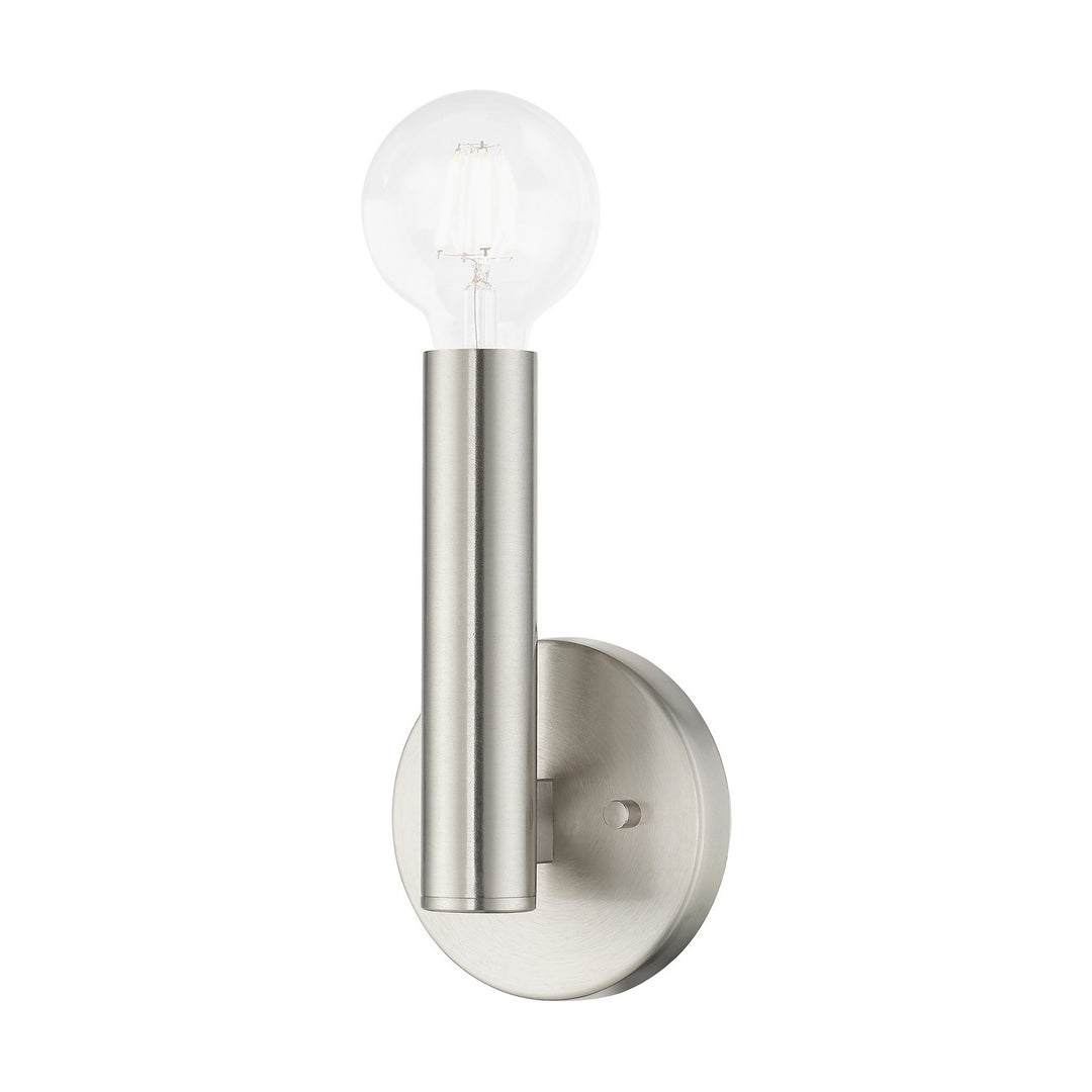 Livex Copenhagen 51131-91 Wall Sconce Light - Brushed Nickel