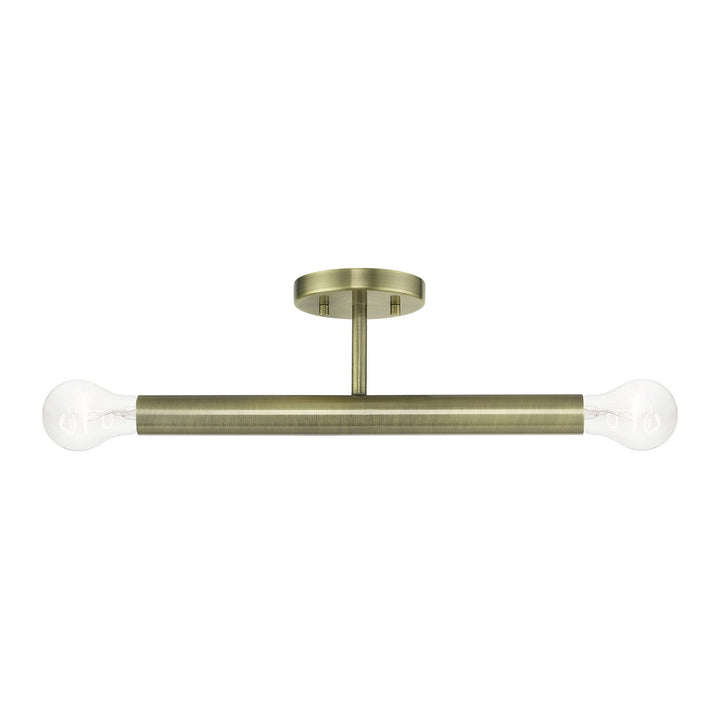 Livex Copenhagen 51139-01 Ceiling Light - Antique Brass