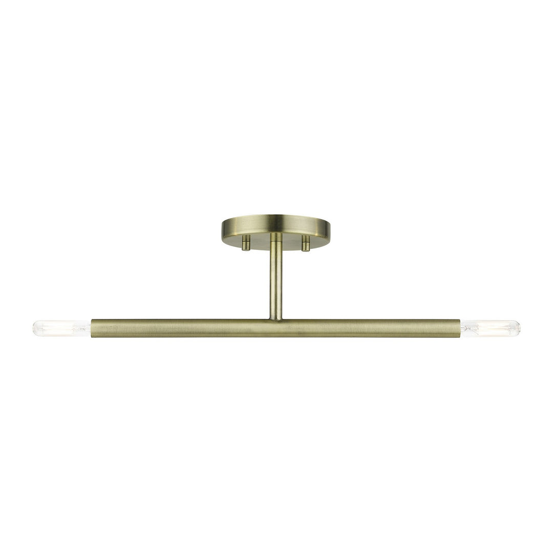 Livex Copenhagen 51179-01 Ceiling Light - Antique Brass