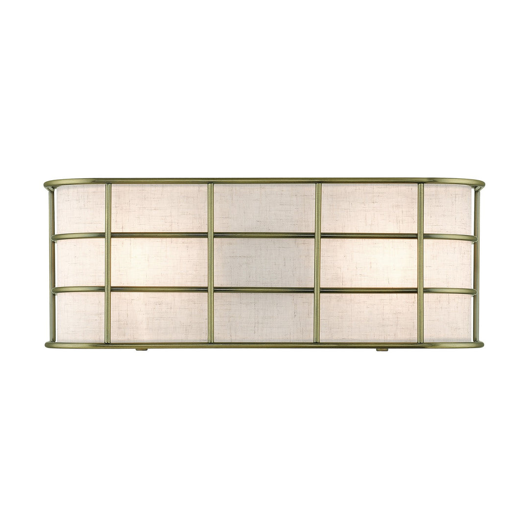 Livex Blanchard 55110-01 Wall Sconce Light - Antique Brass