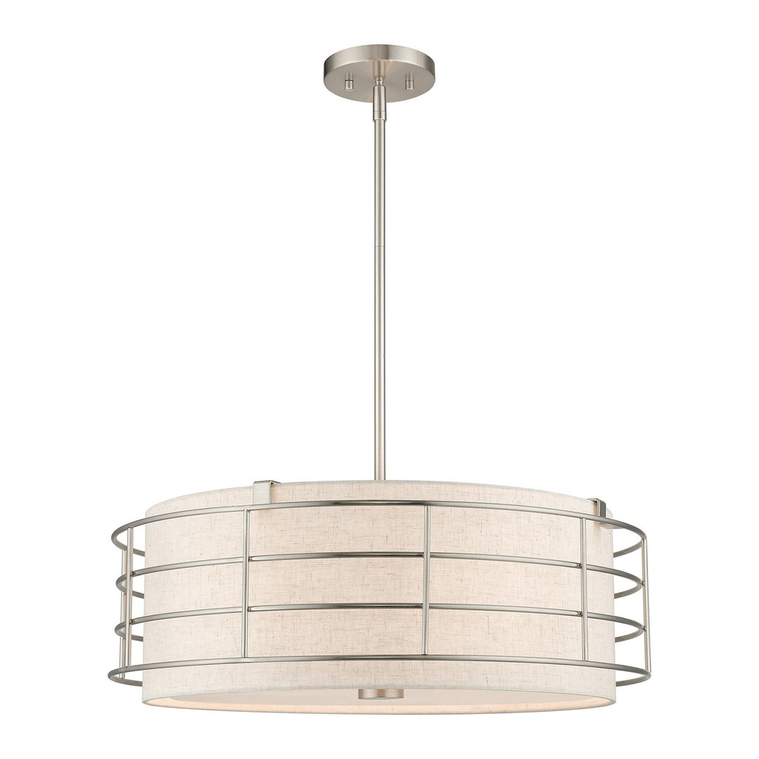 Livex Blanchard 55115-91 Pendant Light - Brushed Nickel