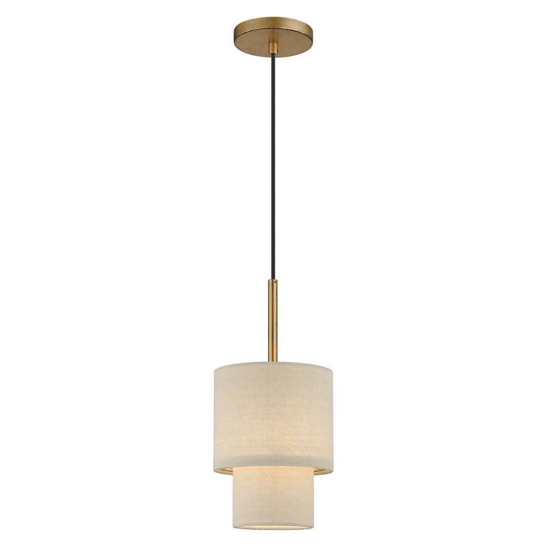 Livex Bellingham 58891-48 Pendant Light - Antique Gold Leaf