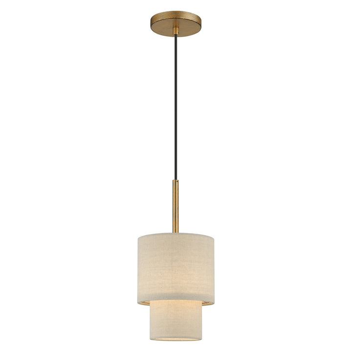 Livex Bellingham 58891-48 Pendant Light - Antique Gold Leaf