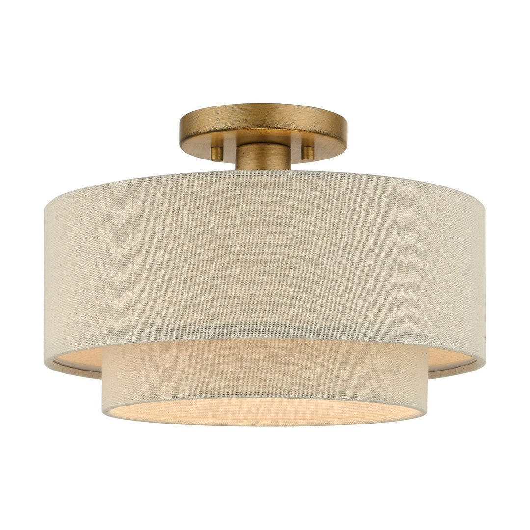 Livex Bellingham 58896-48 Ceiling Light - Antique Gold Leaf