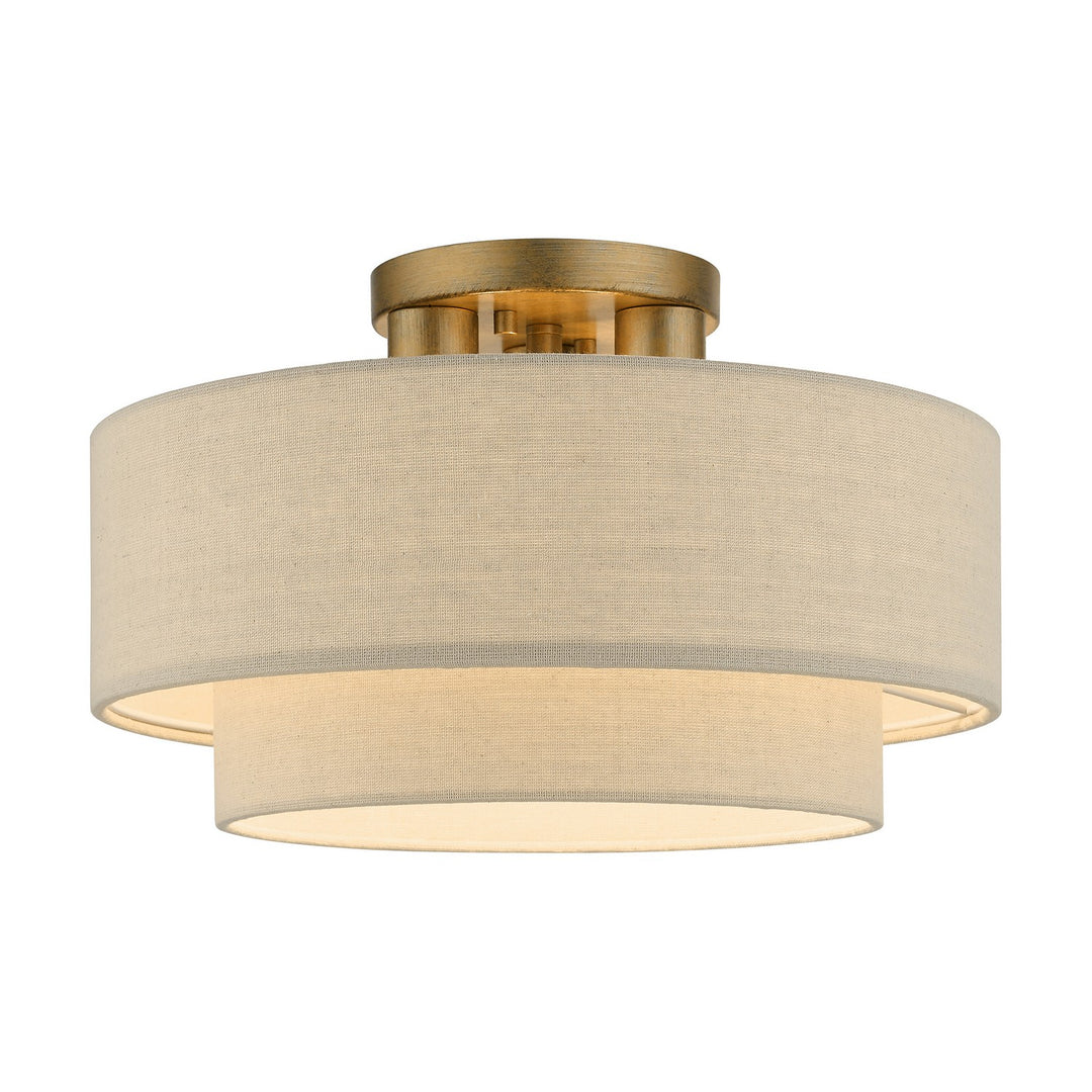 Livex Bellingham 58897-48 Ceiling Light - Antique Gold Leaf