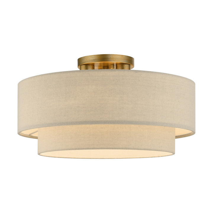 Livex Bellingham 58898-48 Ceiling Light - Antique Gold Leaf