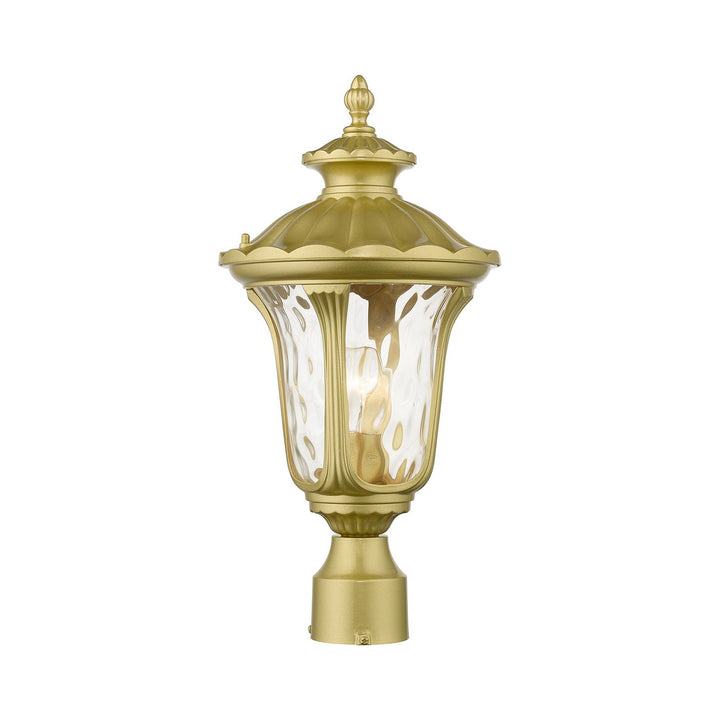 Livex Lighting 7855-33  Oxford Outdoor Soft Gold