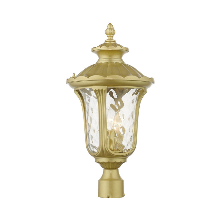 Livex Lighting 7859-33  Oxford Outdoor Soft Gold