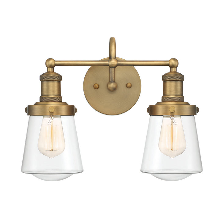 Designers Fountain Taylor 69502-OSB Bath Vanity Light 16 in. wide - Old Satin Brass