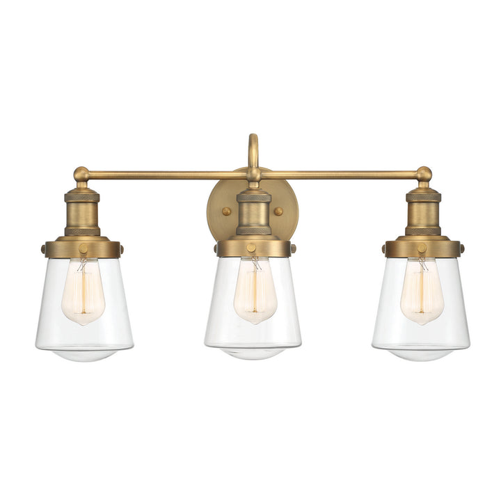 Designers Fountain Taylor 69503-OSB Bath Vanity Light 23 in. wide - Old Satin Brass
