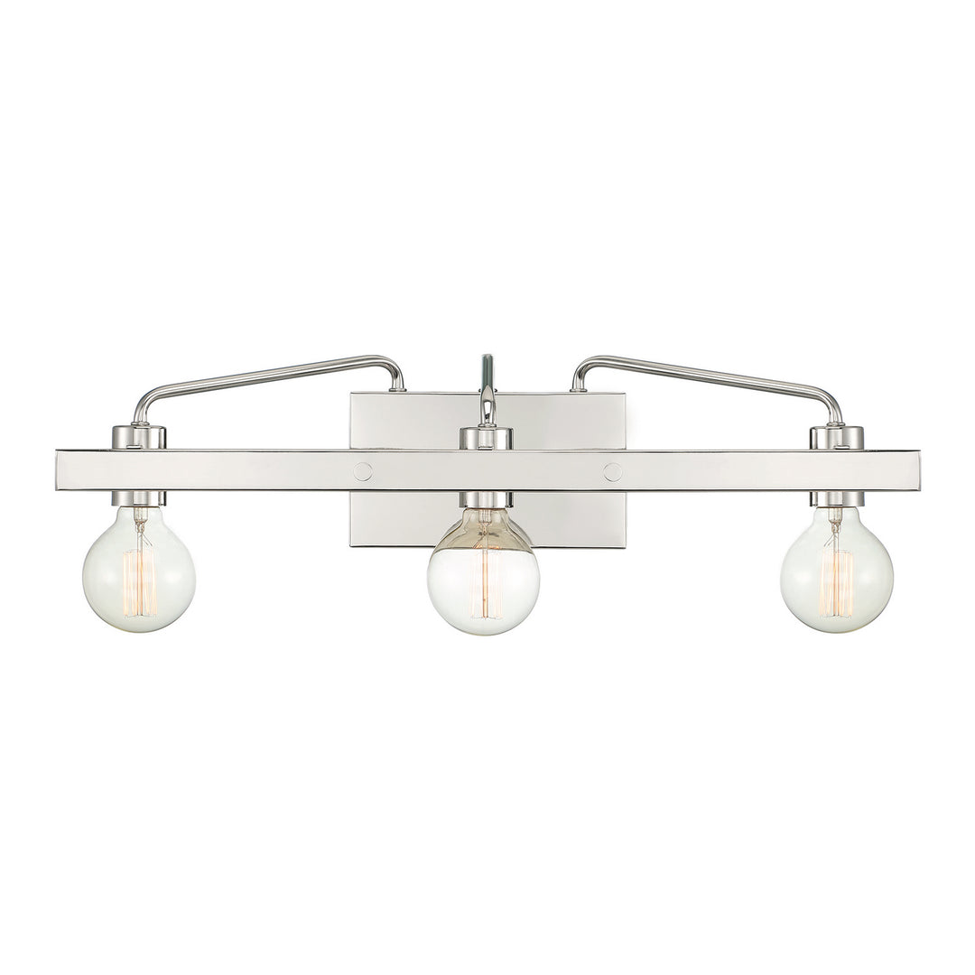 Designers Fountain Ravella 94203-PN Bath Vanity Light 24 in. wide - Polished Nickel
