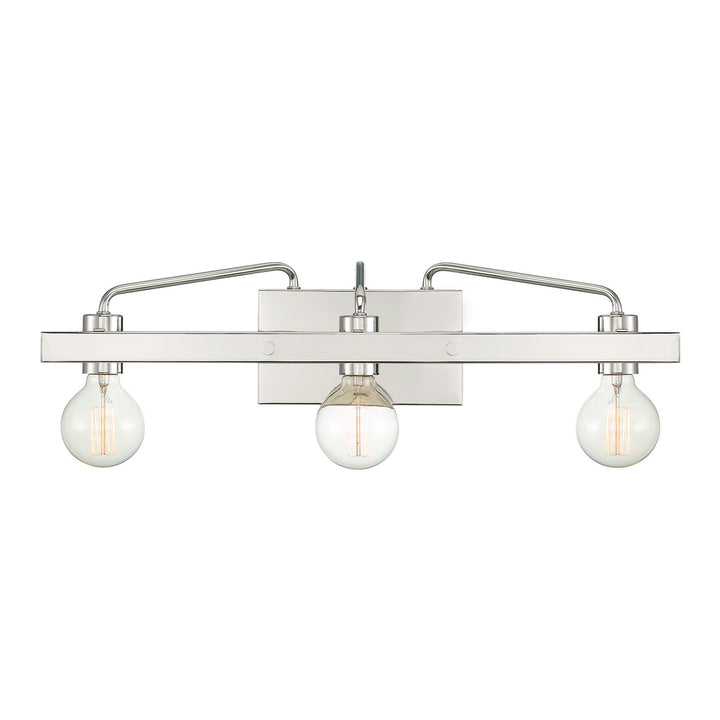 Designers Fountain Ravella 94203-PN Bath Vanity Light 24 in. wide - Polished Nickel