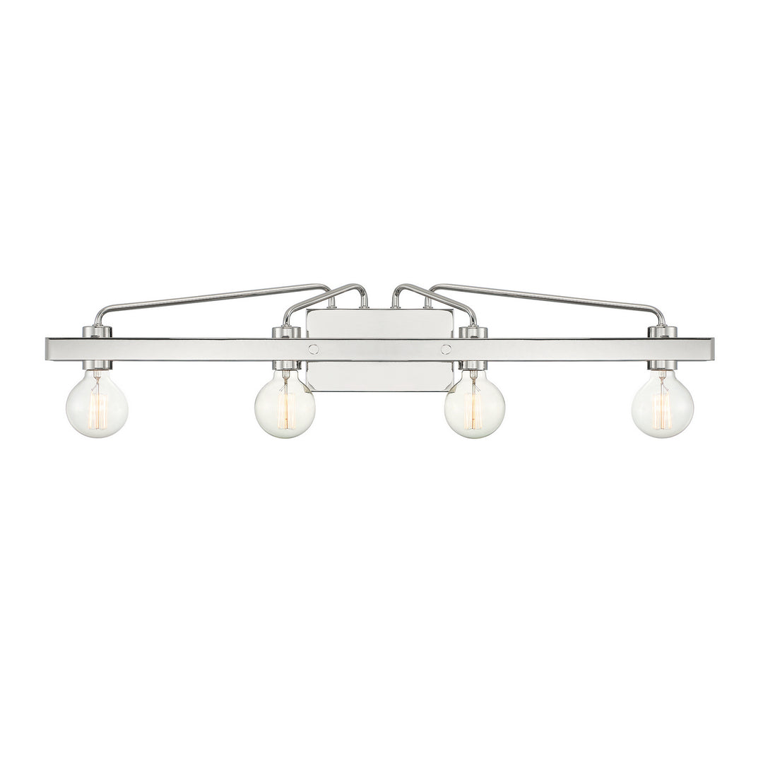 Designers Fountain Ravella 94204-PN Bath Vanity Light 34 in. wide - Polished Nickel