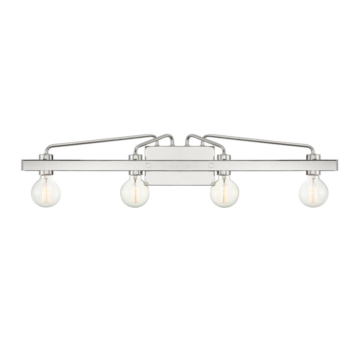 Designers Fountain Ravella 94204-PN Bath Vanity Light 34 in. wide - Polished Nickel