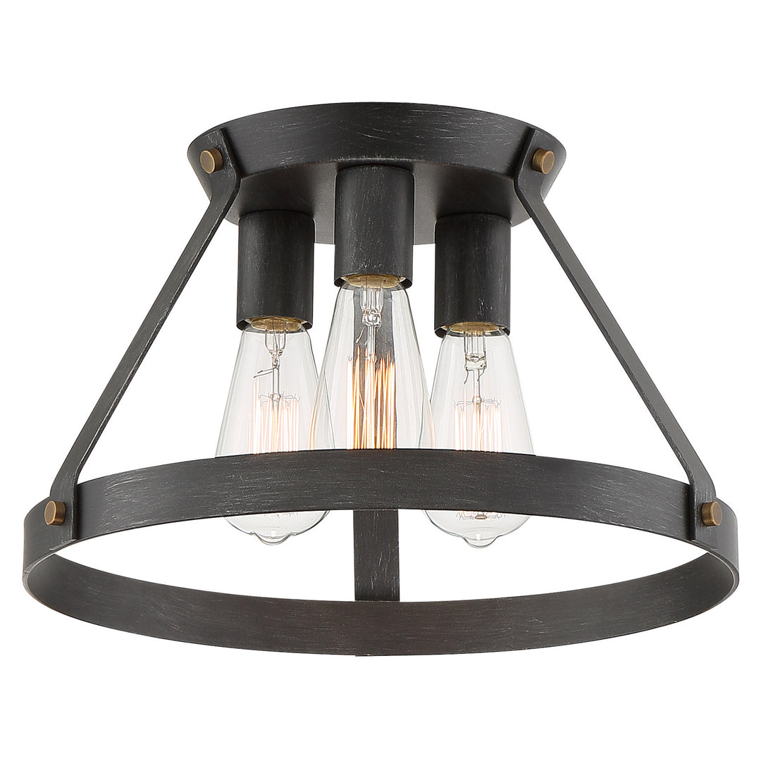 Designers Fountain Wicker Park D212M-SF-WP Ceiling Light - Weathered Pewter