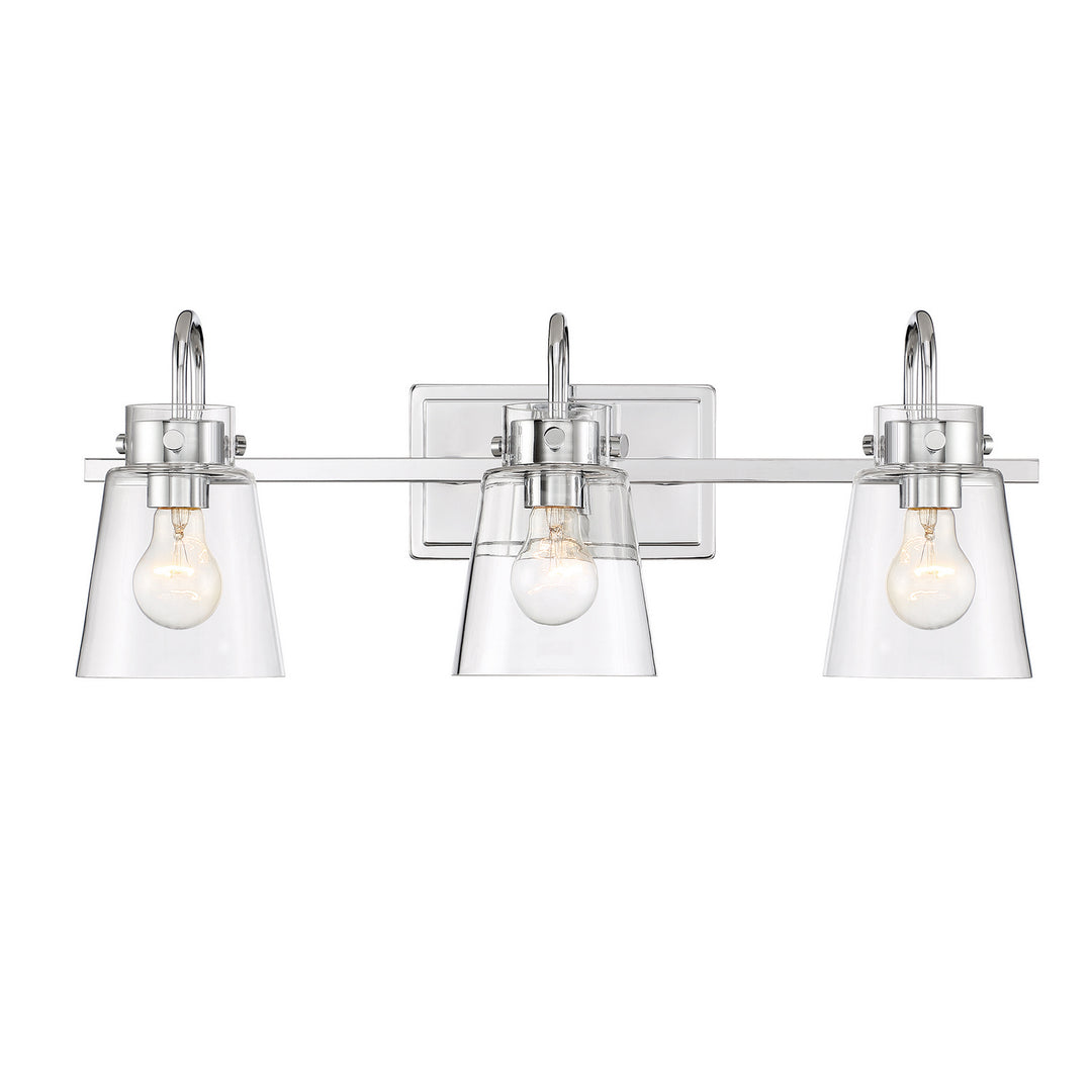 Designers Fountain Inwood D214M-3B-CH Bath Vanity Light 24 in. wide - Chrome