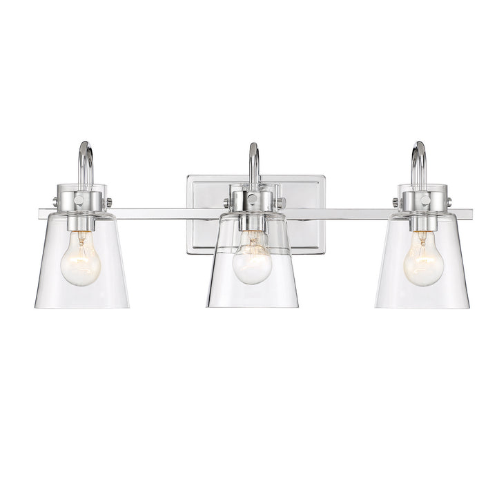 Designers Fountain Inwood D214M-3B-CH Bath Vanity Light 24 in. wide - Chrome