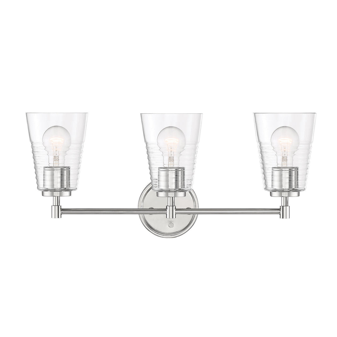 Designers Fountain Ingo D230M-3B-PN Bath Vanity Light 24 in. wide - Polished Nickel