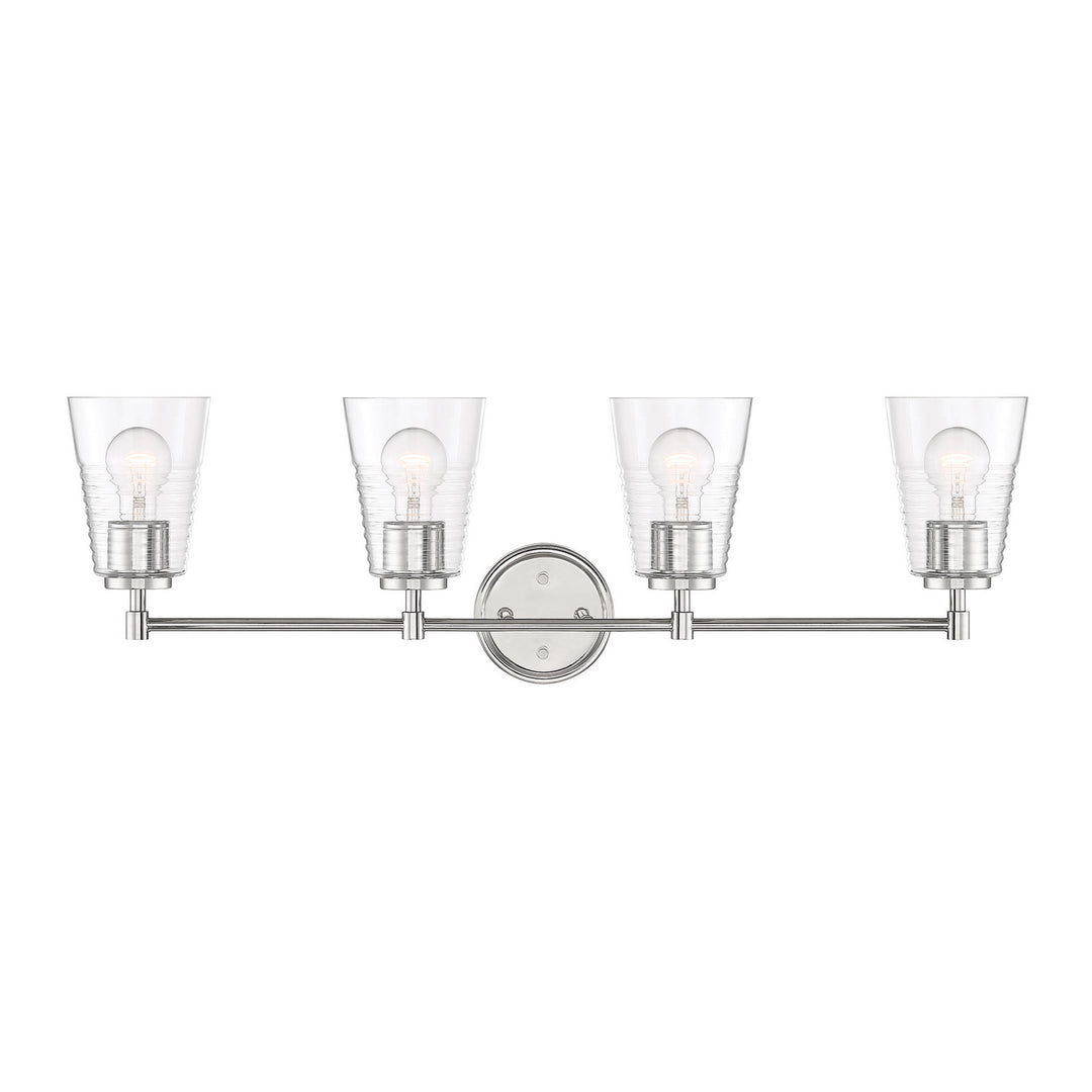 Designers Fountain Ingo D230M-4B-PN Bath Vanity Light 34 in. wide - Polished Nickel