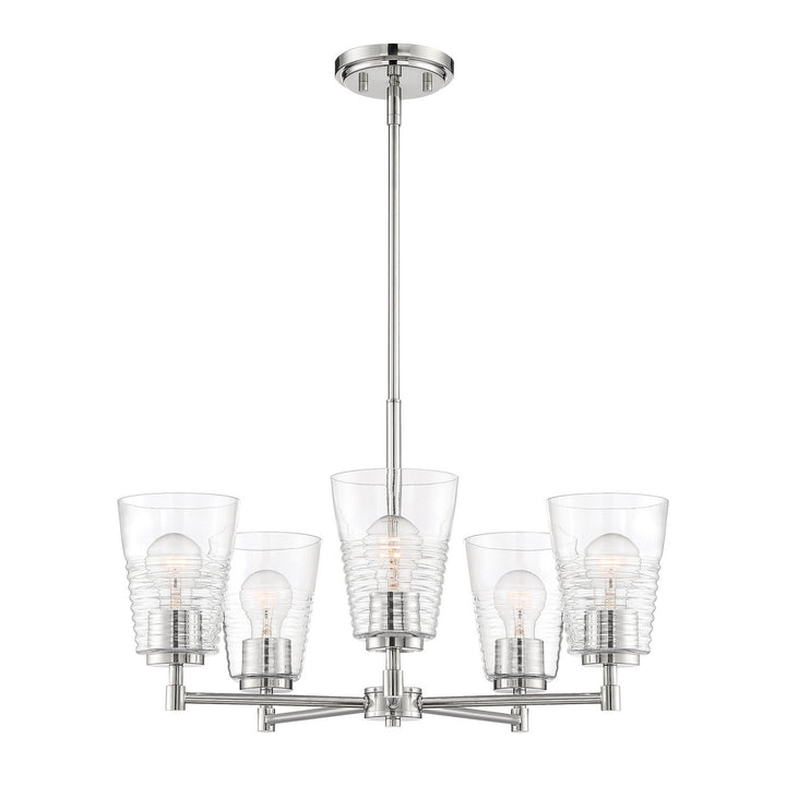 Designers Fountain Ingo D230M-5CH-PN Chandelier Light - Polished Nickel