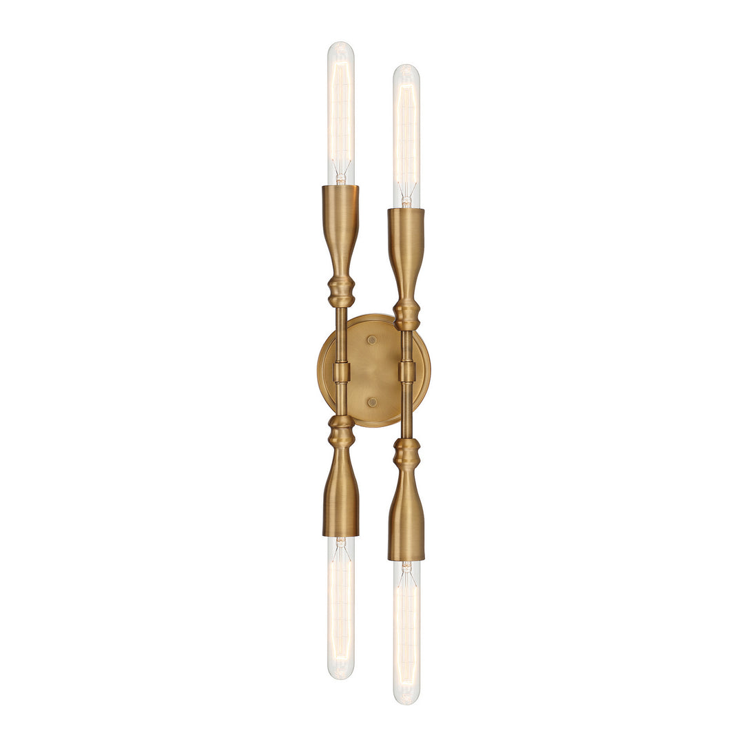 Designers Fountain Louise D231M-4B-OSB Wall Light - Old Satin Brass