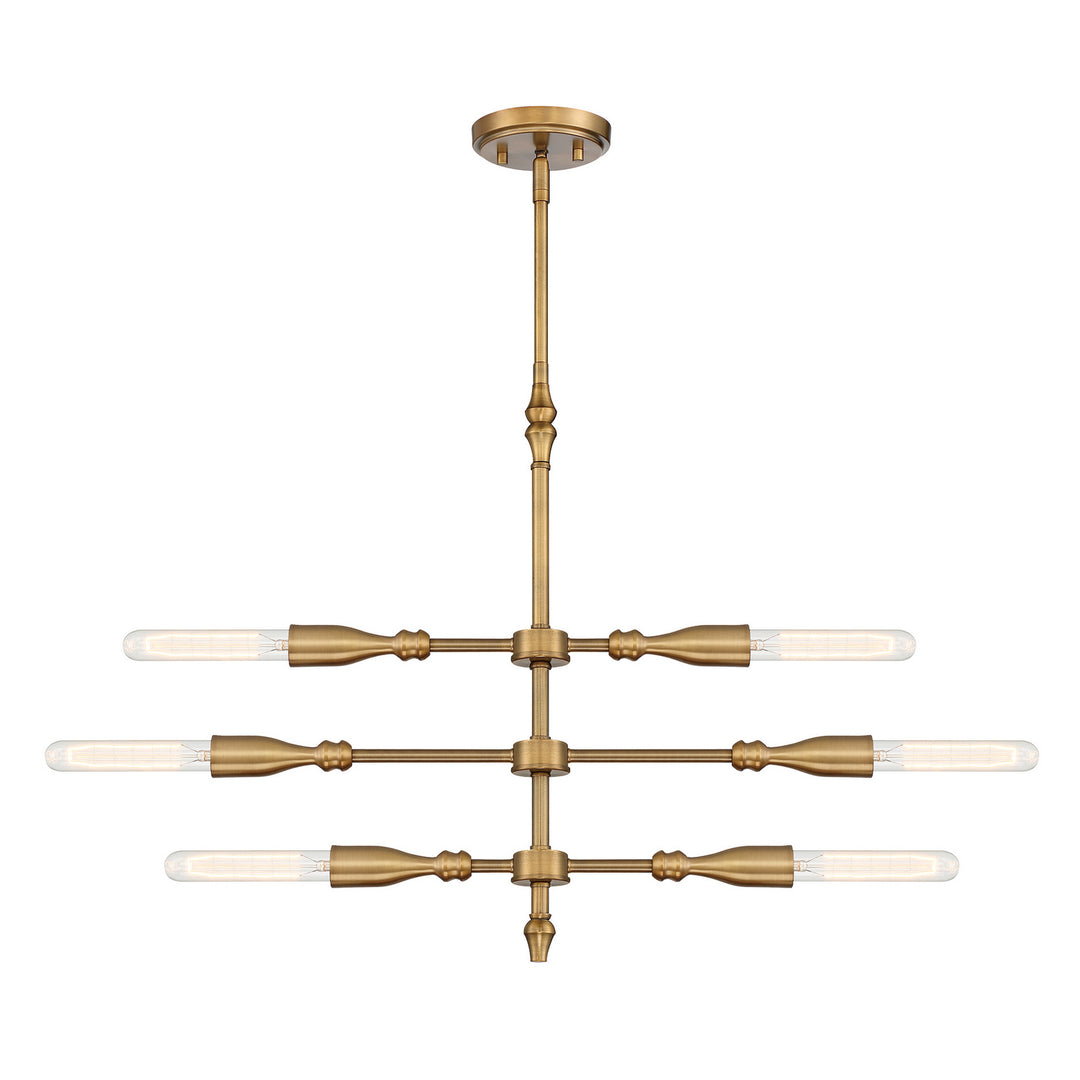 Designers Fountain Louise D231M-IS-OSB Chandelier Light - Old Satin Brass