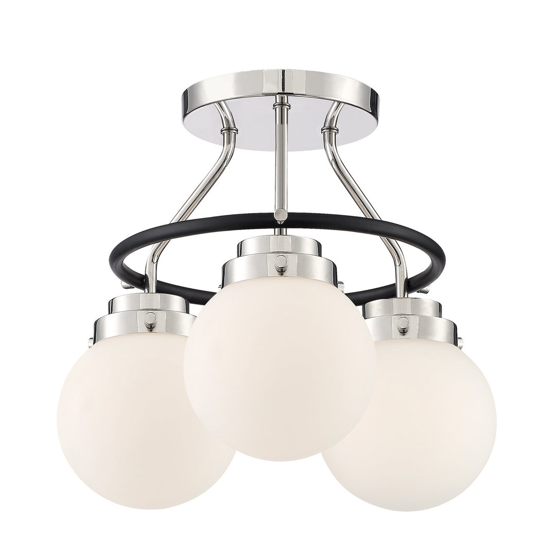 Designers Fountain Elle D232M-SF-PN Ceiling Light - Polished Nickel