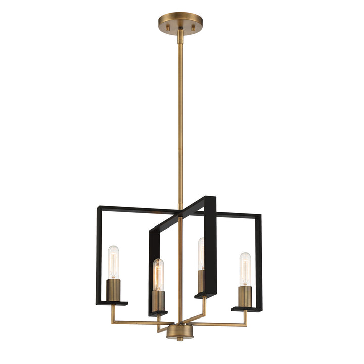 Designers Fountain Chicago PM D233M-4CH-OSB Chandelier Light - Old Satin Brass