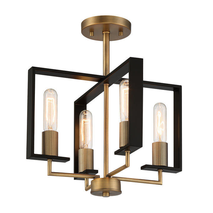 Designers Fountain Chicago PM D233M-SF-OSB Ceiling Light - Old Satin Brass