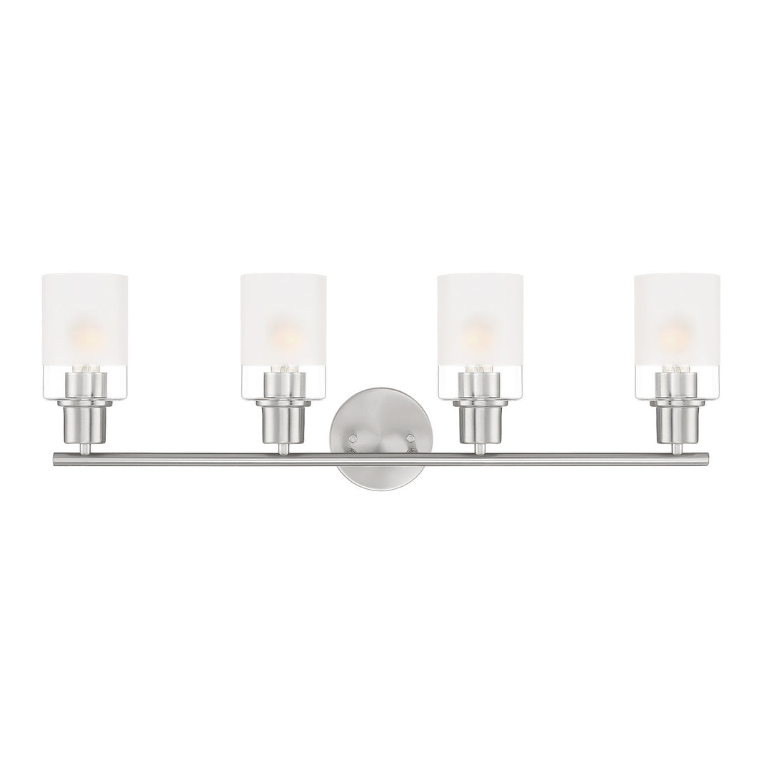 Designers Fountain Cedar Lane D236M-4B-BN Bath Vanity Light 31 in. wide - Brushed Nickel