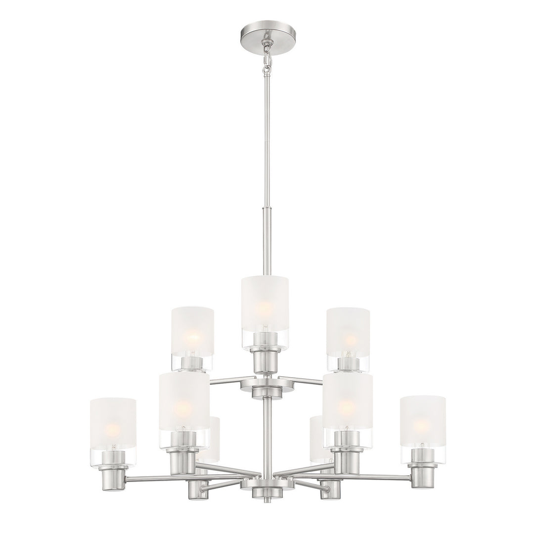 Designers Fountain Cedar Lane D236M-9CH-BN Chandelier Light - Brushed Nickel