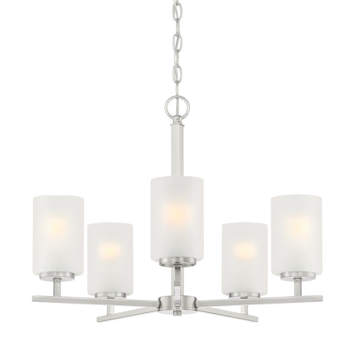 Designers Fountain Carmine D239M-5CH-BN Chandelier Light - Brushed Nickel