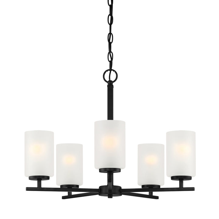 Designers Fountain Carmine D239M-5CH-MB Chandelier Light - Matte Black