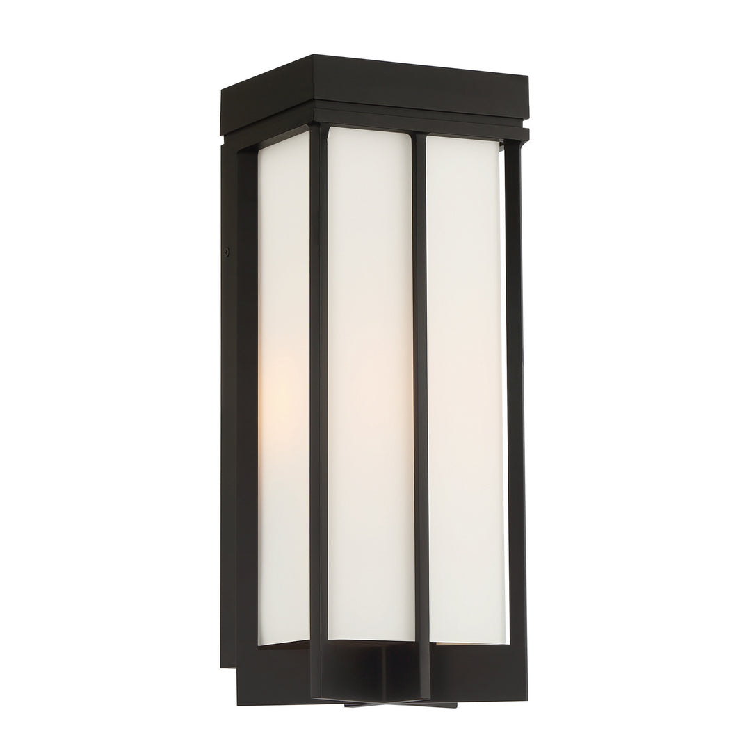 Designers Fountain D248L-5OW-MB Eads Led Wall Lantern Outdoor Black