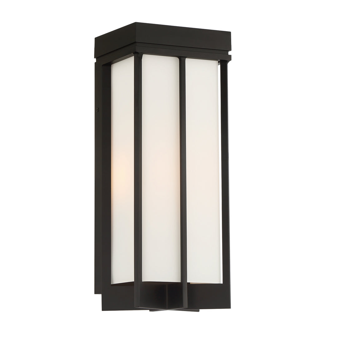 Designers Fountain D248L-7OW-MB Eads Led Wall Lantern Outdoor Black