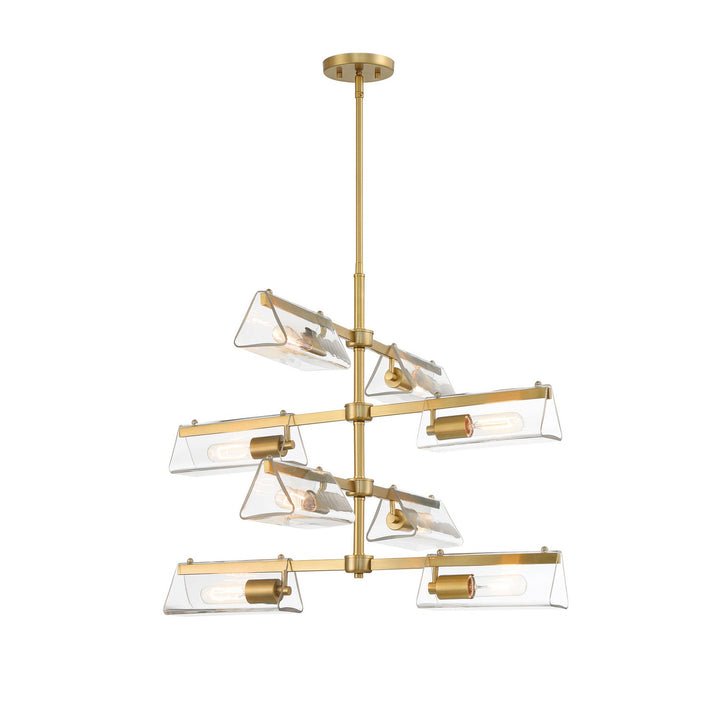 Designers Fountain Latitude D279M-8CH-BG Chandelier Light - Brushed Gold