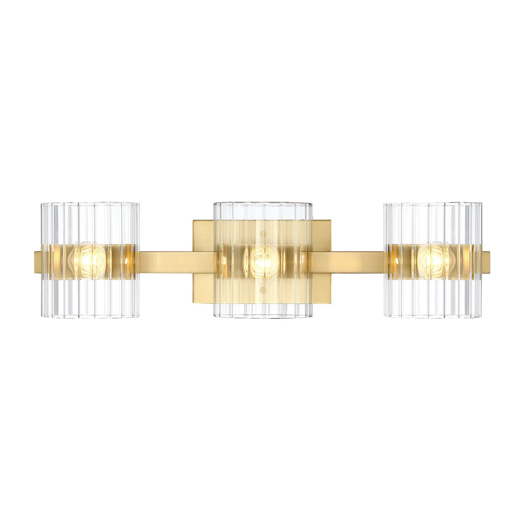 Designers Fountain Aries D284C-3B-BG Bath Vanity Light 25 in. wide - Brushed Gold