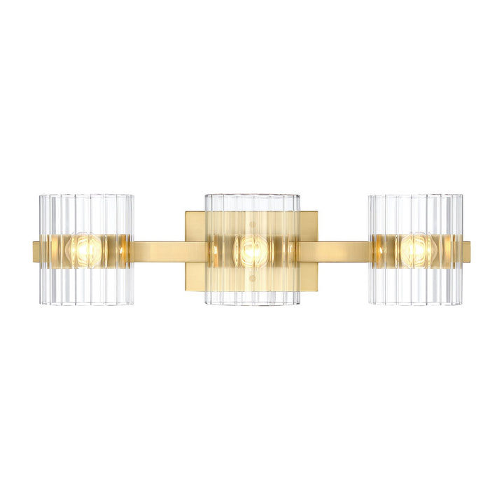 Designers Fountain Aries D284C-3B-BG Bath Vanity Light 25 in. wide - Brushed Gold