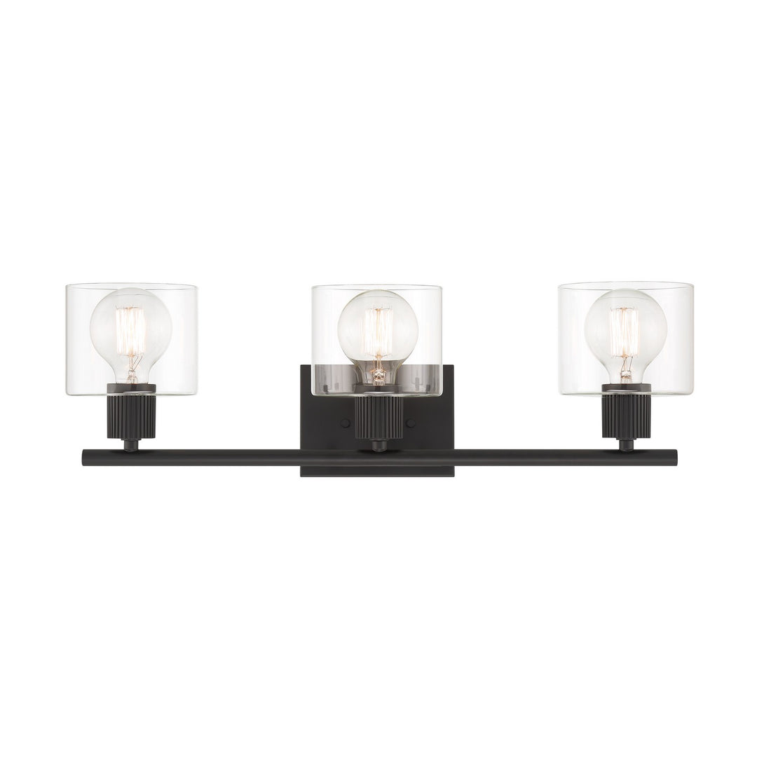 Designers Fountain Vibrato D285M-3B-MB Bath Vanity Light 24 in. wide - Matte Black