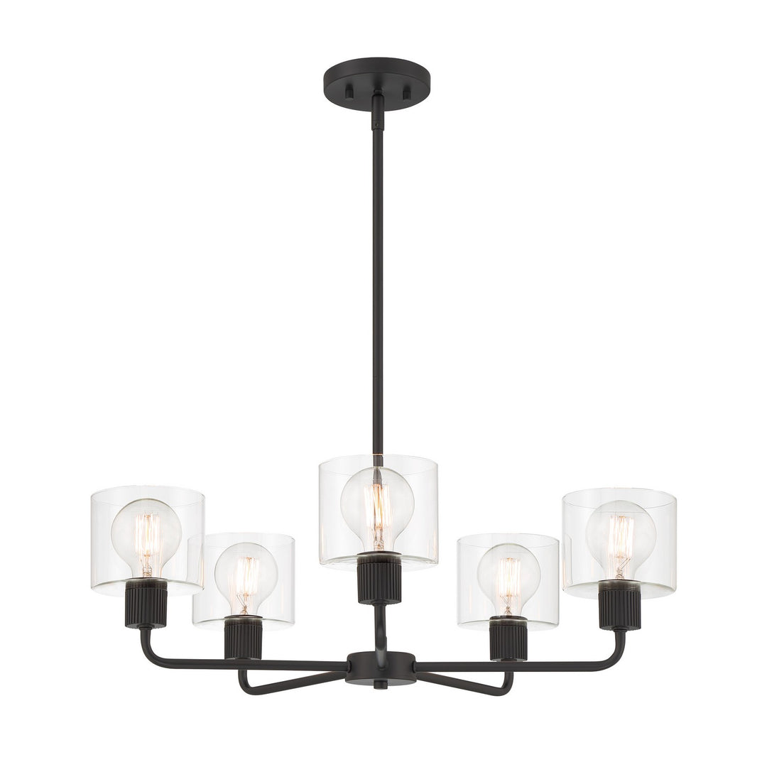 Designers Fountain Vibrato D285M-5CH-MB Chandelier Light - Matte Black