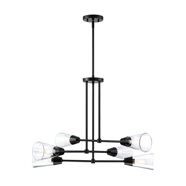 Designers Fountain Norro D290C-6CH-MB Chandelier Light - Matte Black