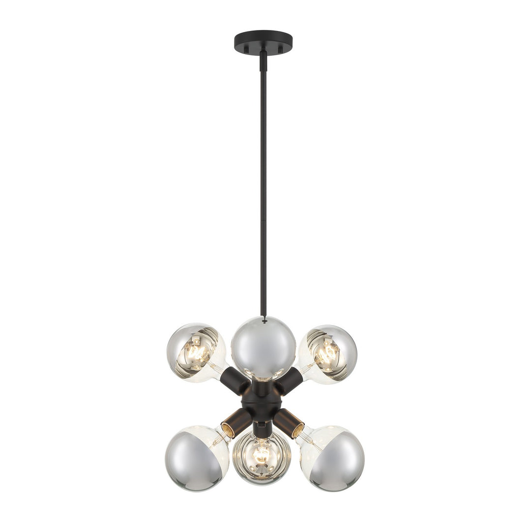 Designers Fountain Gambit D293M-7P-MB Chandelier Light - Matte Black