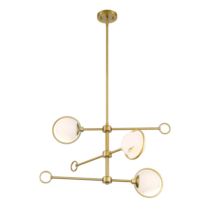 Designers Fountain Teatro D296C-3CH-BG Chandelier Light - Brushed Gold