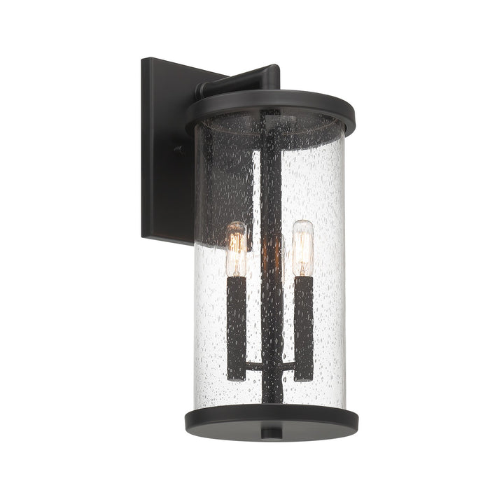 Designers Fountain D298C-8EW-MB Otto Three Light Wall Lantern Outdoor Black