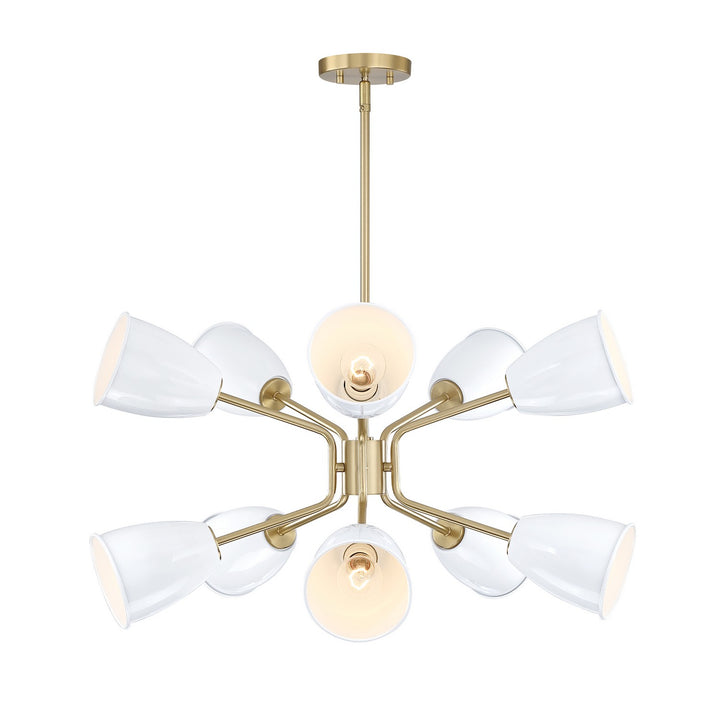 Designers Fountain Biba D300M-10CH-BG Chandelier Light - Brushed Gold