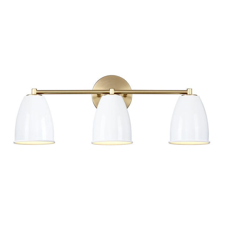 Designers Fountain Biba D300M-3B-BG Bath Vanity Light 24 in. wide - Brushed Gold